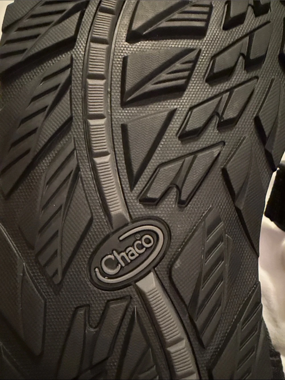 Chaco Black Treaded Outdoor Sandal Sole - Picture 2 of 7